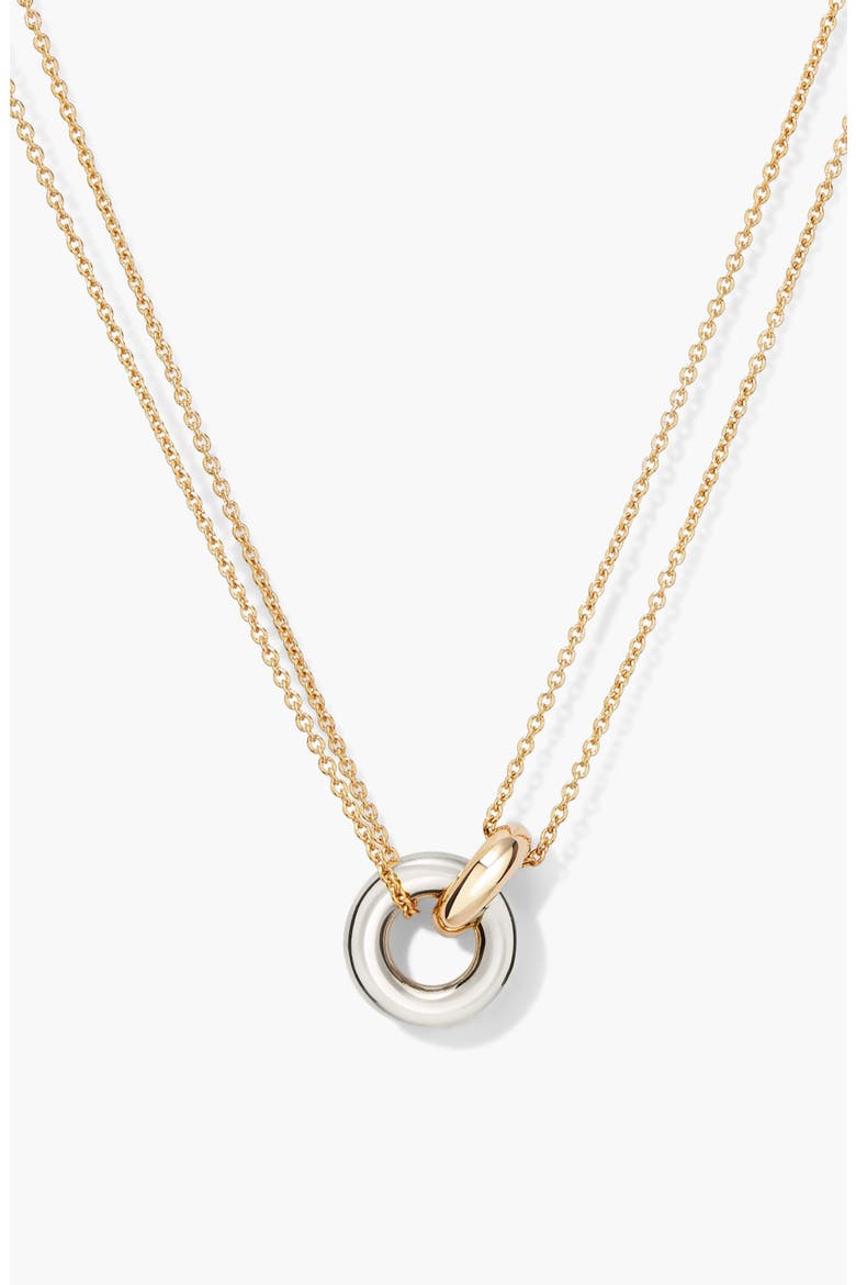 Linked Necklace, Main, color, Gold / Silver