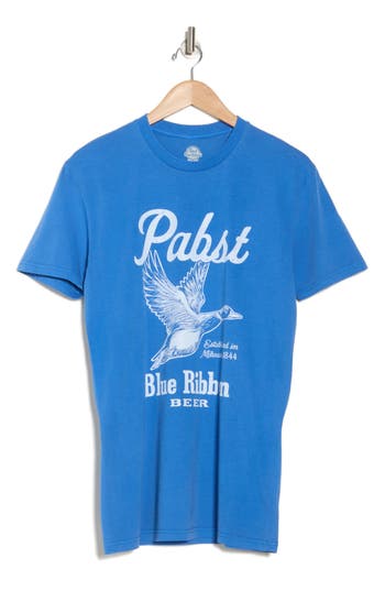 AMERICAN NEEDLE AMERICAN NEEDLE PABST DUCK COTTON GRAPHIC T-SHIRT 
