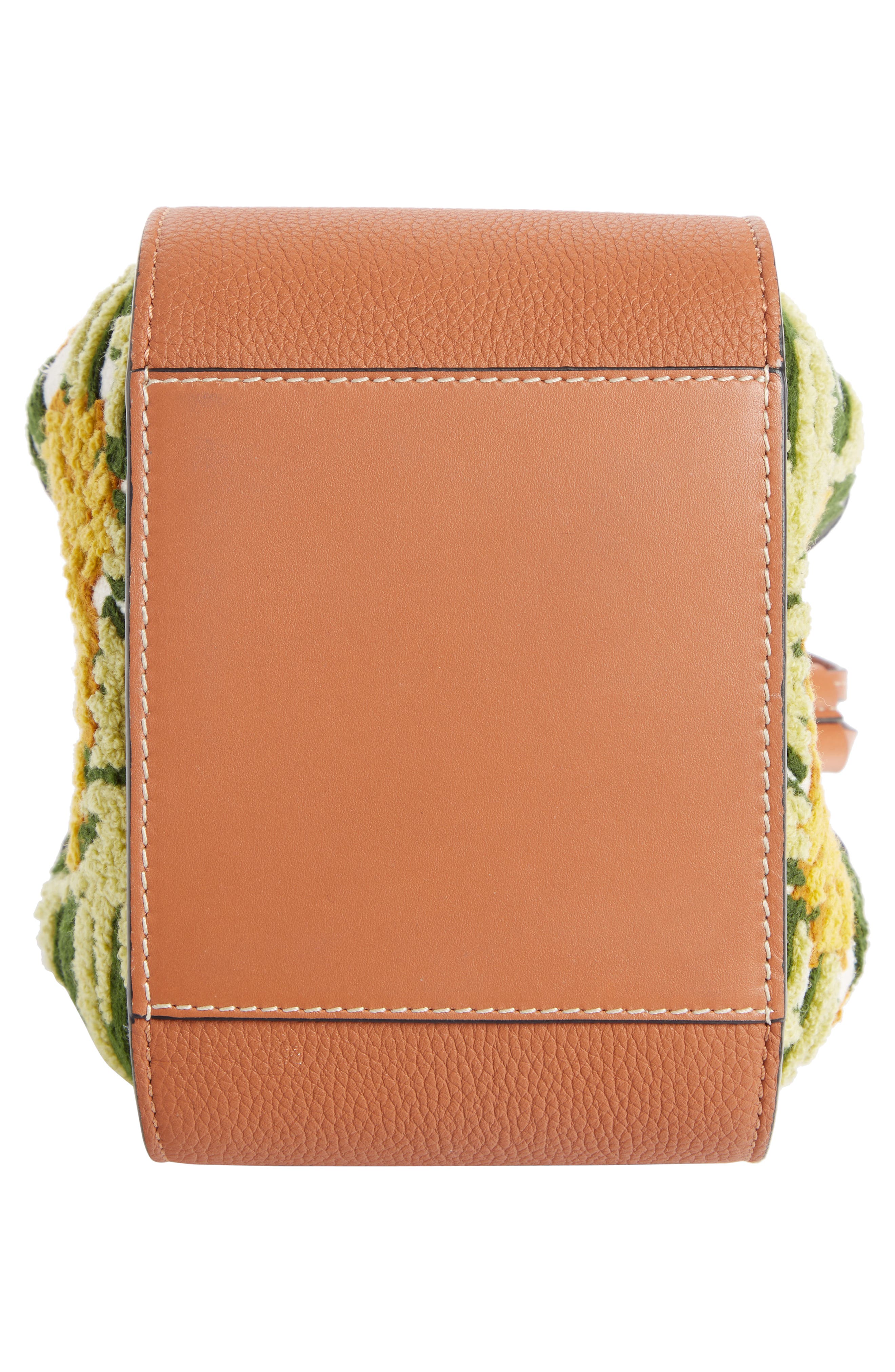 Loewe Mini Hammock Floral Leather Hobo, Alternate, color, 