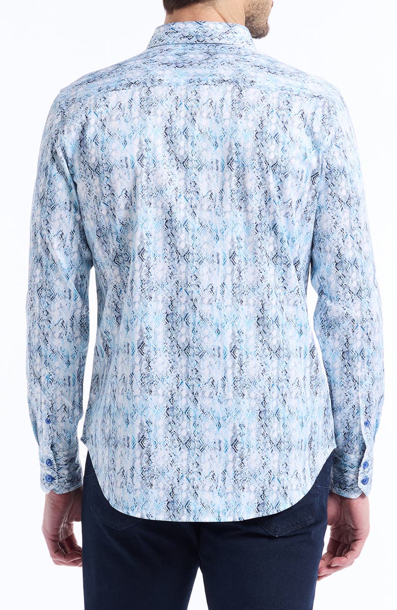 Robert Graham Alahmar Classic Fit Stretch Button-Up Shirt, Alternate, color, Light Blue