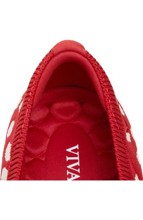 Vivaia Round-toe Flats In Red