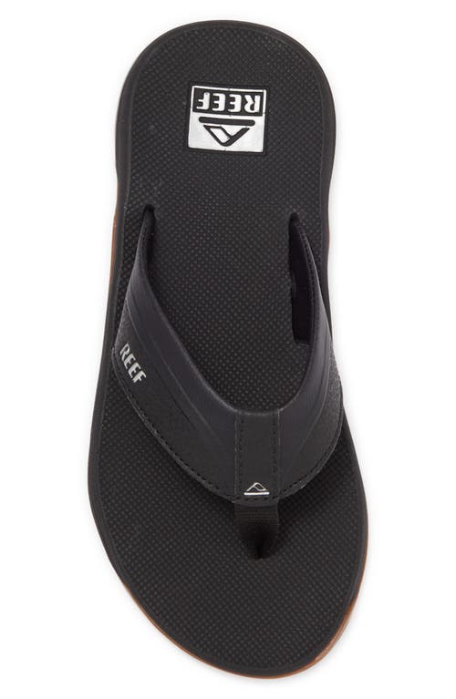Shop Reef One Slide Sandal In Black/silver