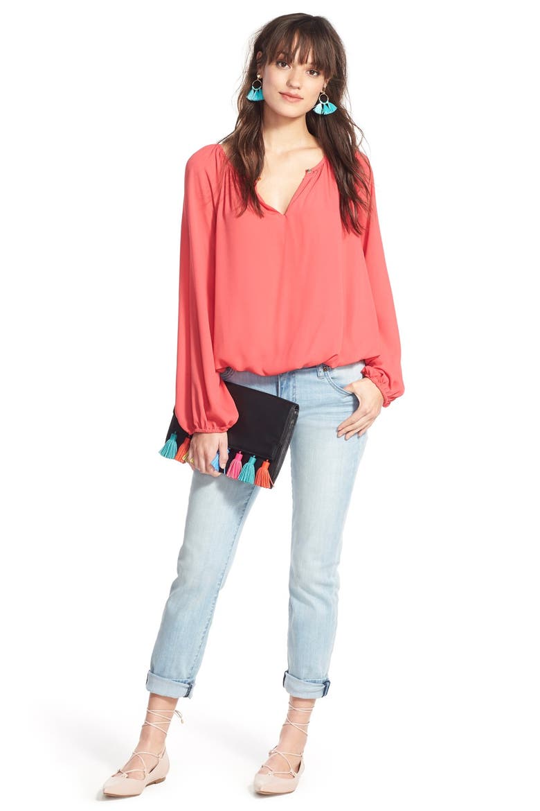 'Catherine' Stretch Slim Boyfriend Jeans, Alternate, color, ARTISTIC