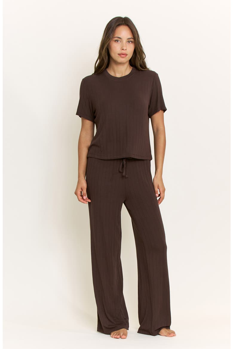 Cloud Modal Pants, Alternate, color, CHOCOLATE