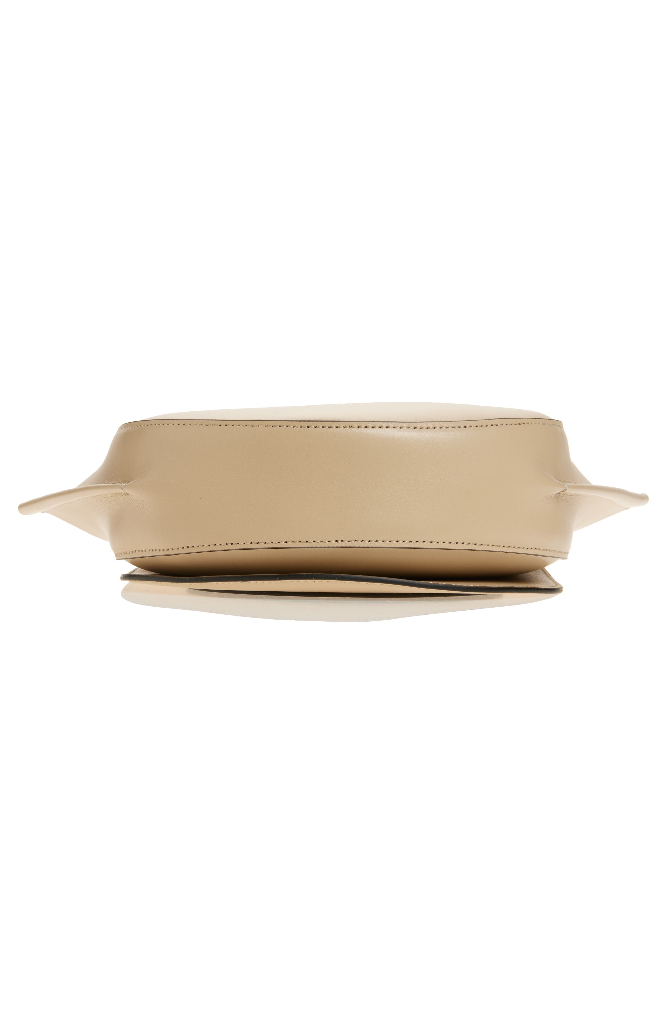 Wandler Small Hortensia Leather Top Handle Bag, Alternate, color, Linen 1350