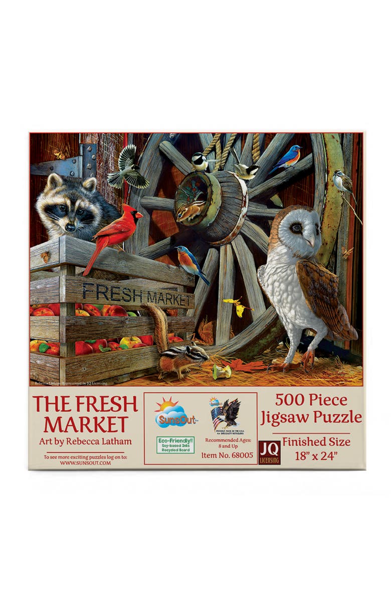 Sunsout The Fresh Market 500 piece Jigsaw Puzzle for Adults, Alternate, color, Multicolor