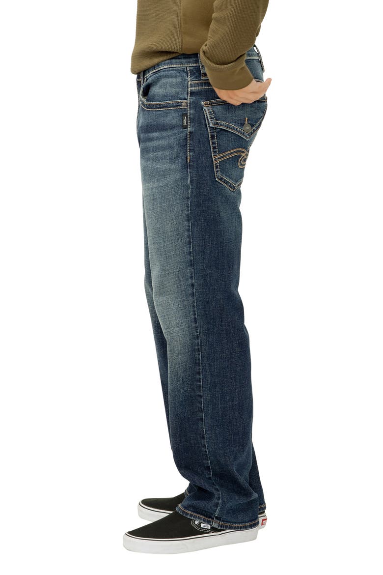 Gordie Relaxed Straight Leg Jeans, Alternate, color, LAKESIDE