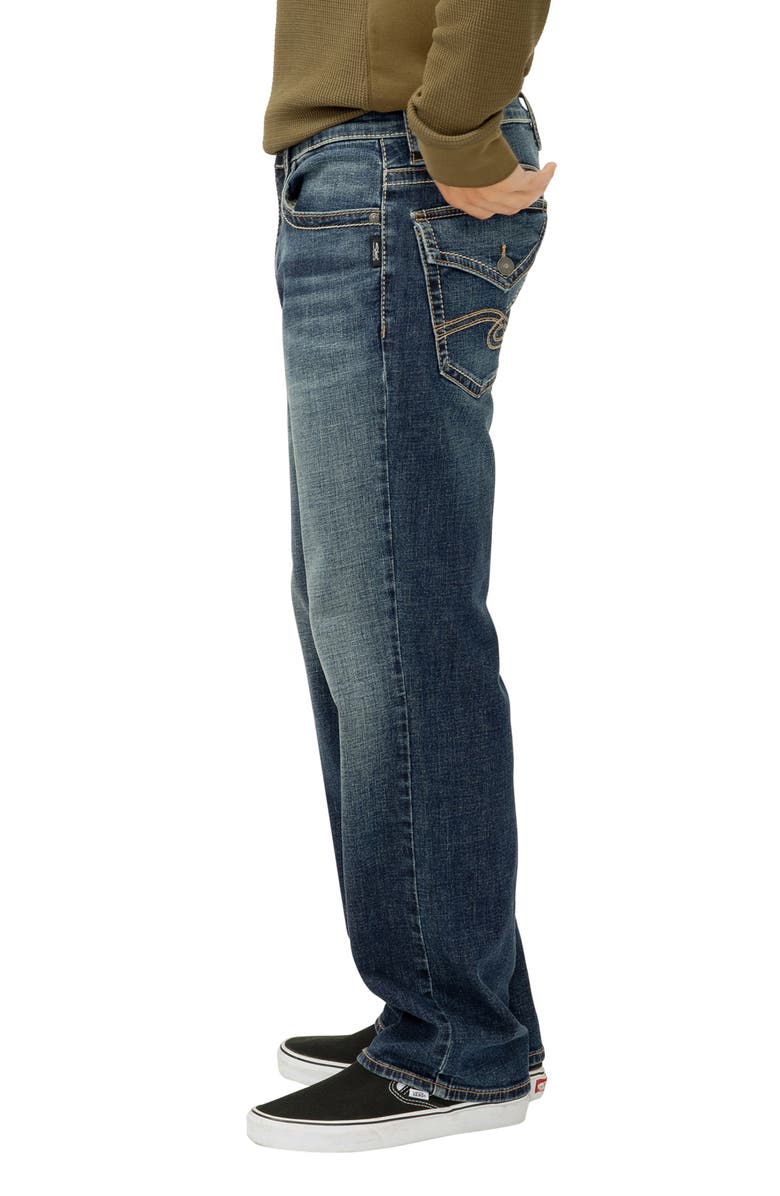 Silver Jeans Co. Gordie Relaxed Straight Leg Jeans, Alternate, color, 