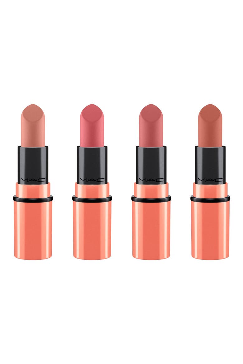 MAC Shiny Pretty Things Nude Mini Lipstick Kit, Alternate, color, NO COLOR