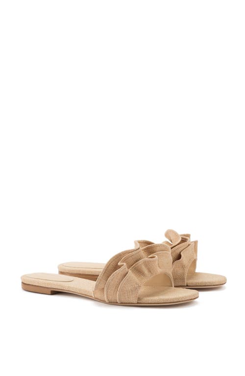 Larroude Larroudé Ivy Ruffle Flat Mule