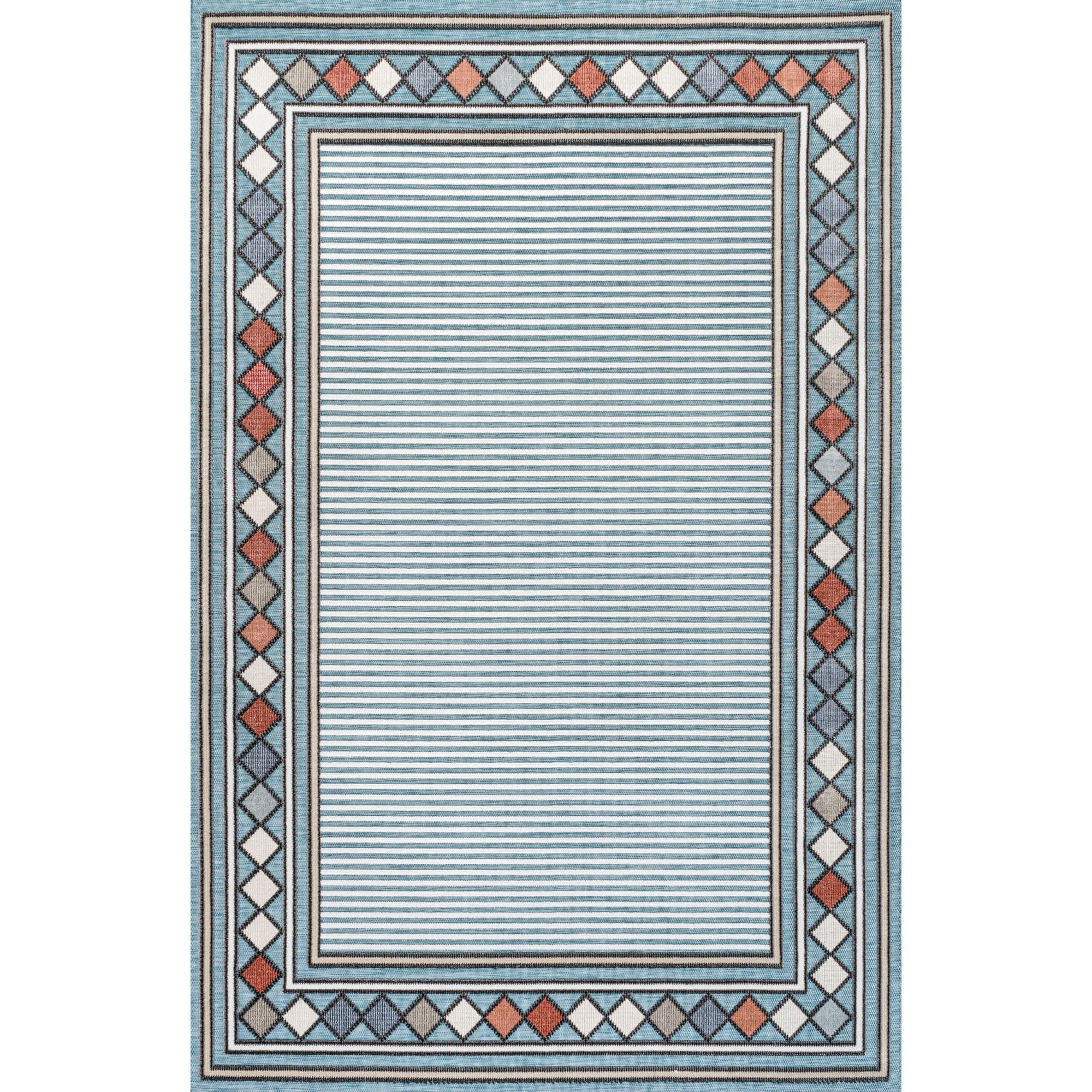 Blue/Ivory