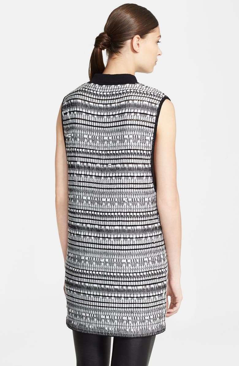 Helmut Lang Sleeveless Variant Grid Print Tunic, Alternate, color, 