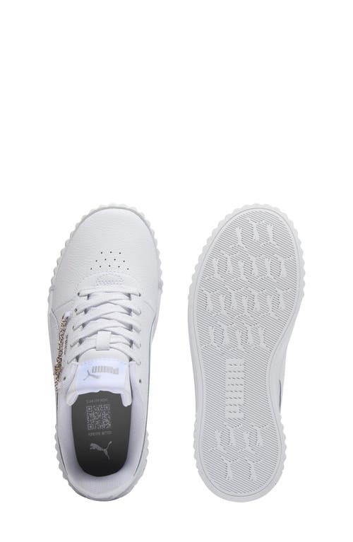 Puma Kids' Carina 3.0 Low Top Sneaker In White