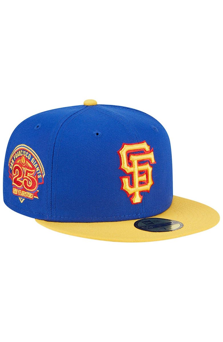 New Era Men's New Era Royal/Yellow San Francisco Giants Empire 59FIFTY Fitted Hat, Main, color, Royal