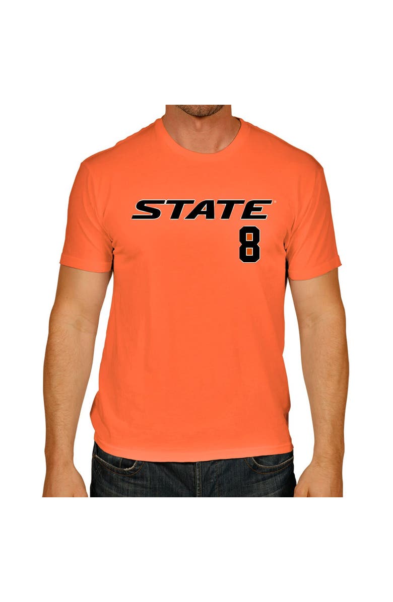 Retro Brand Men's Original Retro Brand Andrew Heaney Orange Oklahoma State Cowboys Baseball Name & Number T-Shirt, Alternate, color, 
