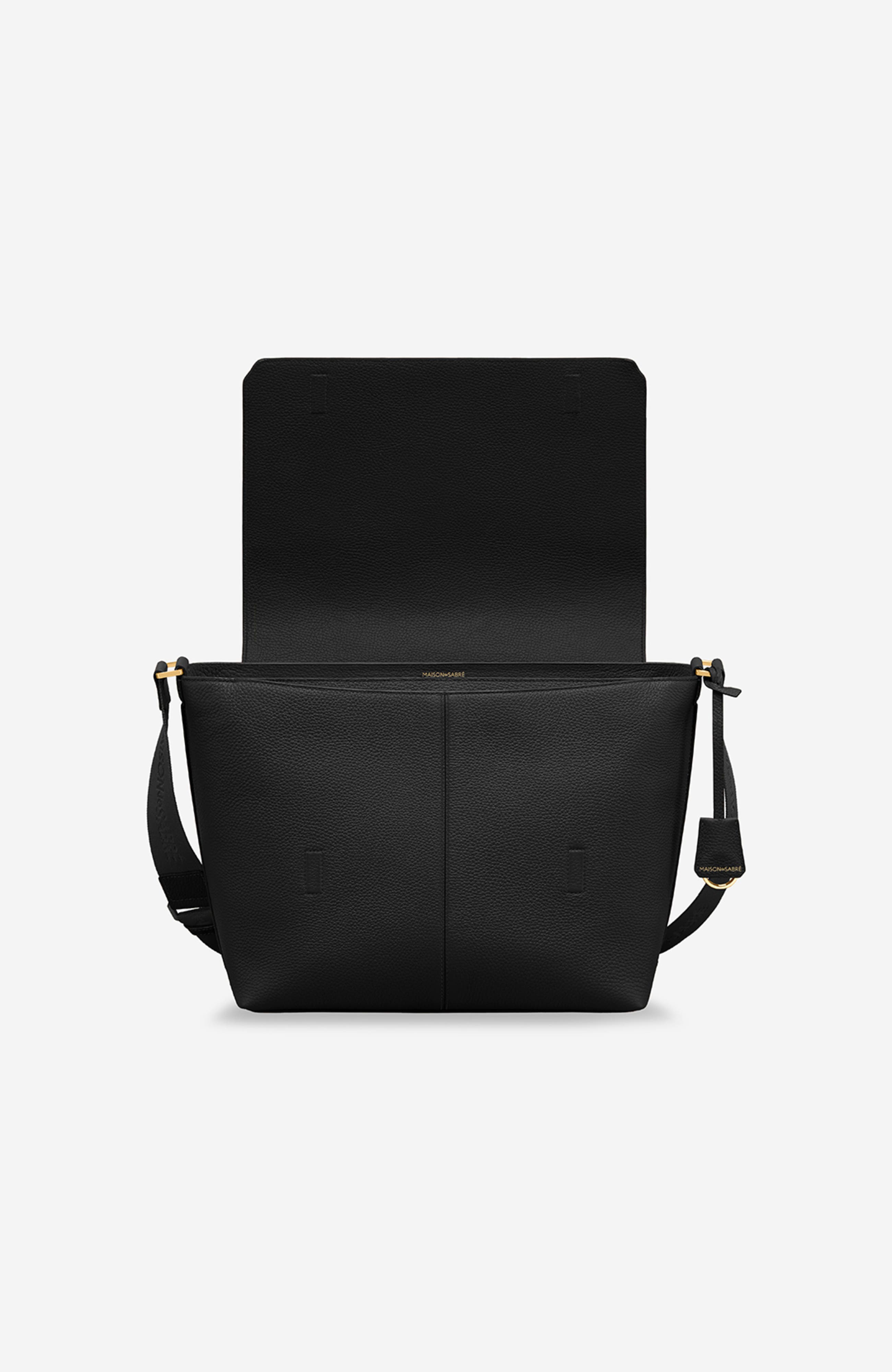 MAISON de SABRÉ Leather Flaire Messenger Bag, Alternate, color, 