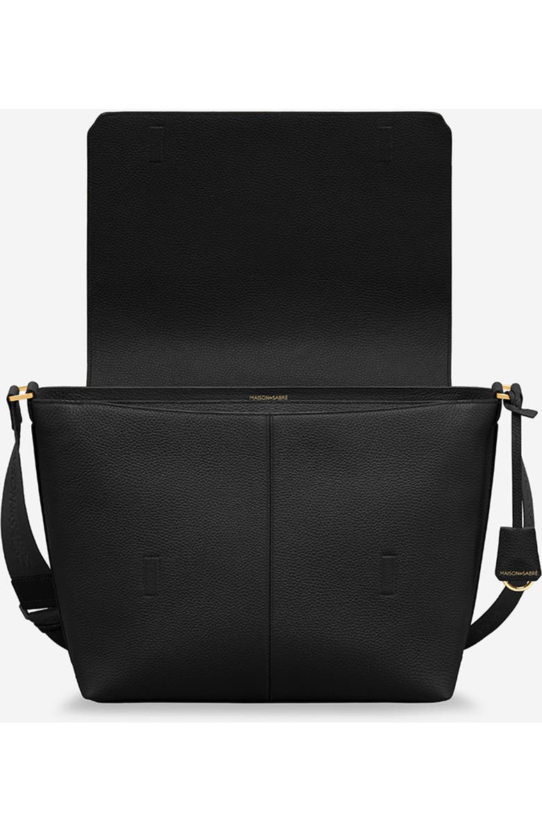 MAISON de SABRÉ Leather Flaire Messenger Bag, Alternate, color,
