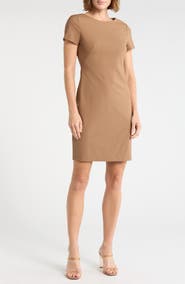Theory Betty Short Sleeve Shift Dress