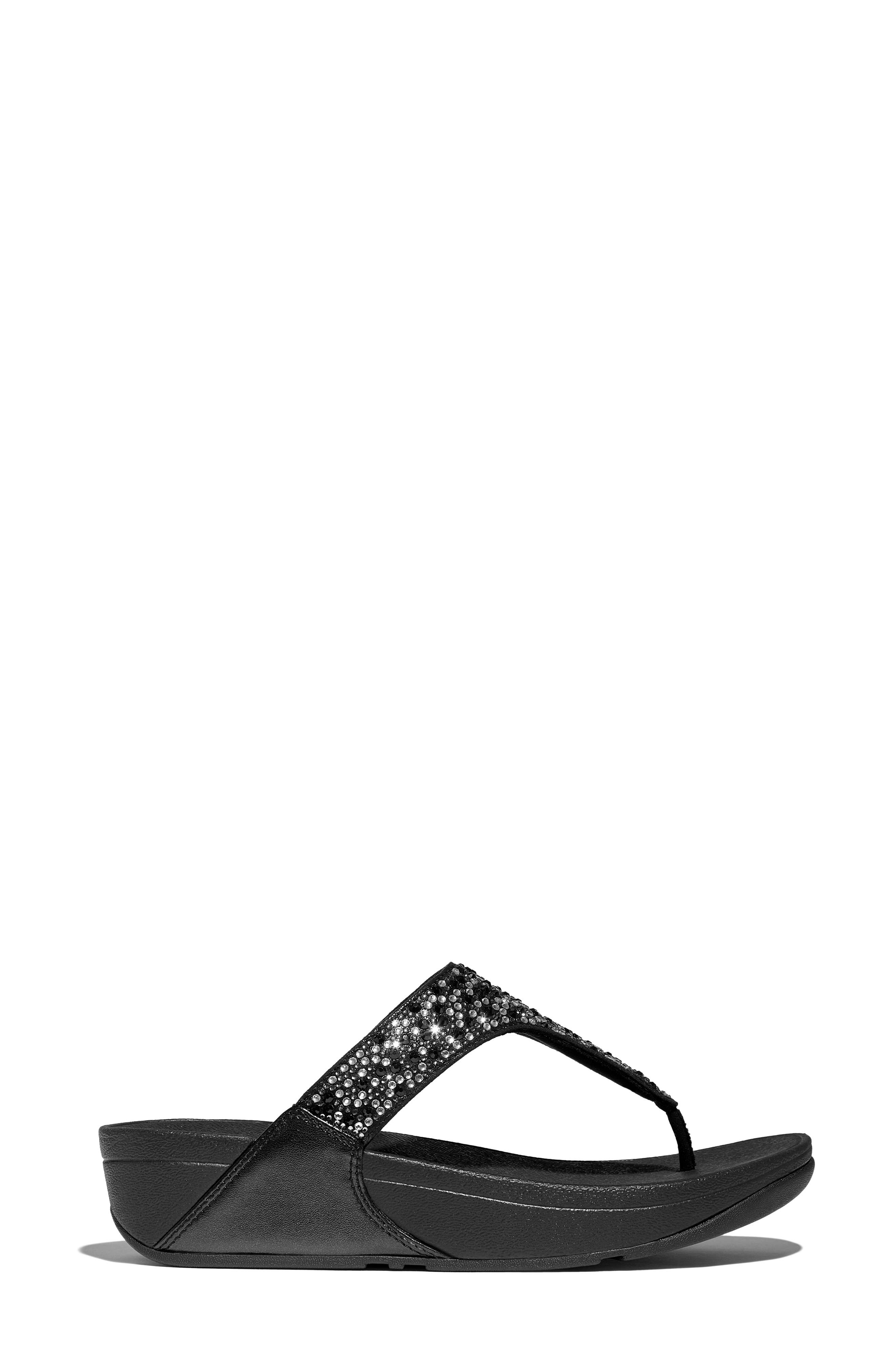 FitFlop Lulu Flip Flop, Alternate, color, All Black