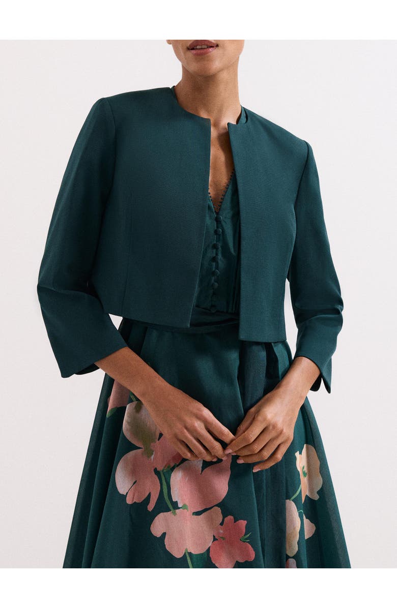 Phase Eight Arlette Teal Jacket, Alternate, color, Teal