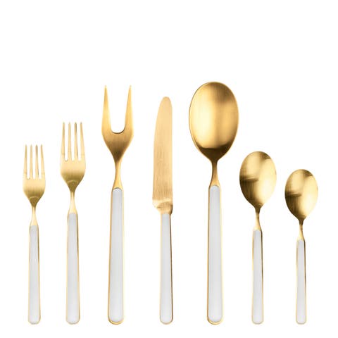 Fantasia Ice Gold Flatware Set - 32 Pieces