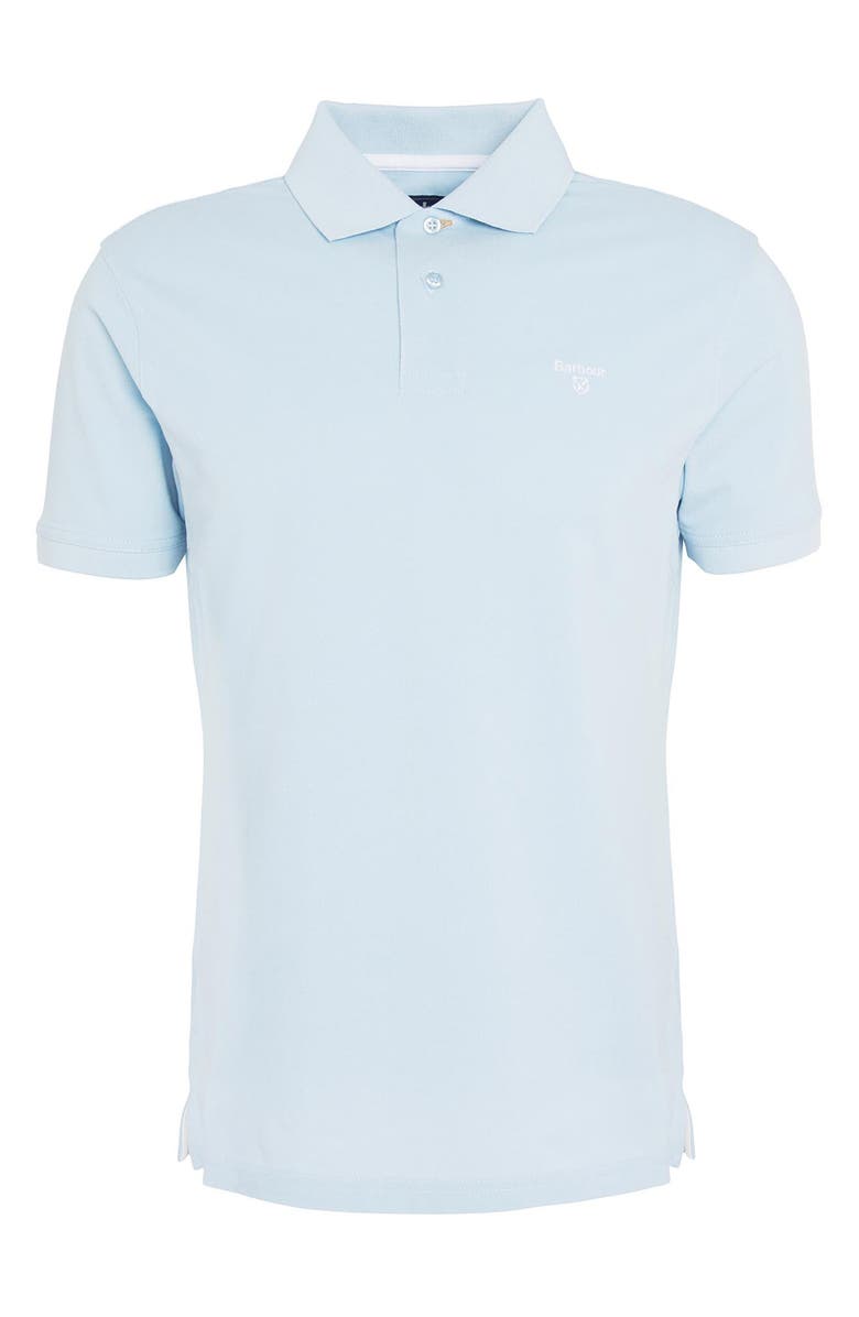 Barbour Lightweight Sports Piqué Polo, Alternate, color, Chambray Blue