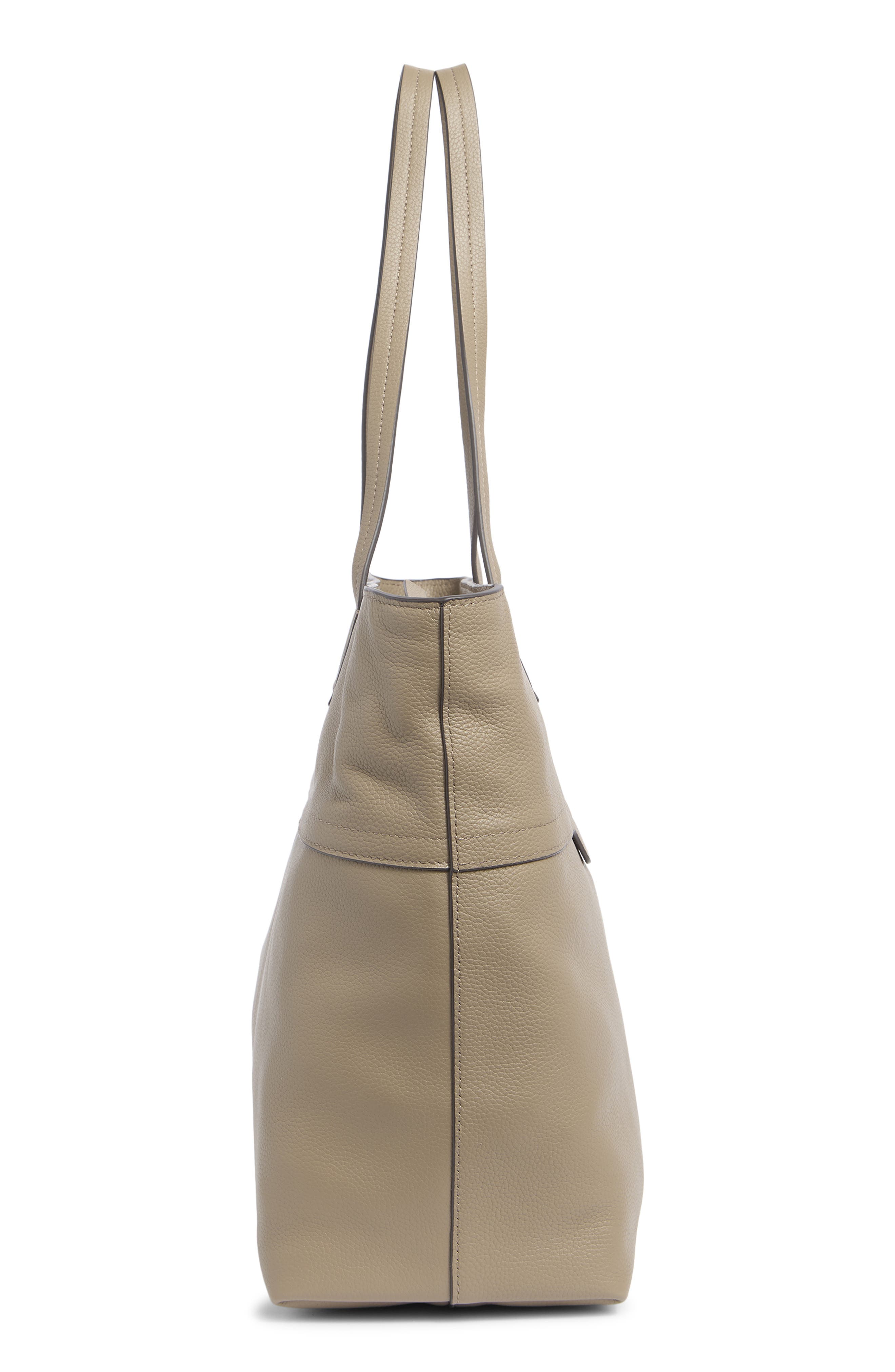Bryant Leather Tote Bag, Alternate, color, CLAY