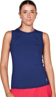 Sofibella UV Colors Womens Sleeveless Tennis Shirt