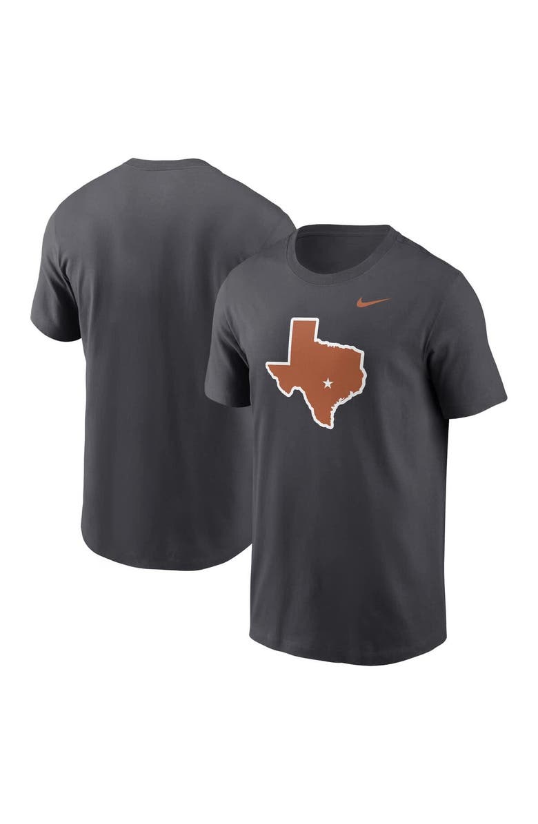 Nike Men's Nike Anthracite Texas Longhorns Primetime Alternate Logo T-Shirt, Main, color, Anthracite