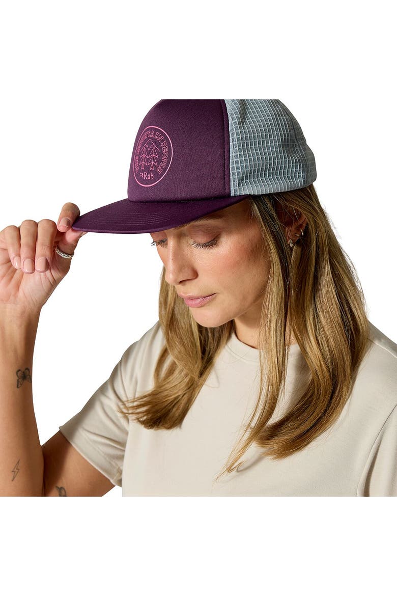 Cirque Print Cap, Alternate, color, Mulberry/Pewter