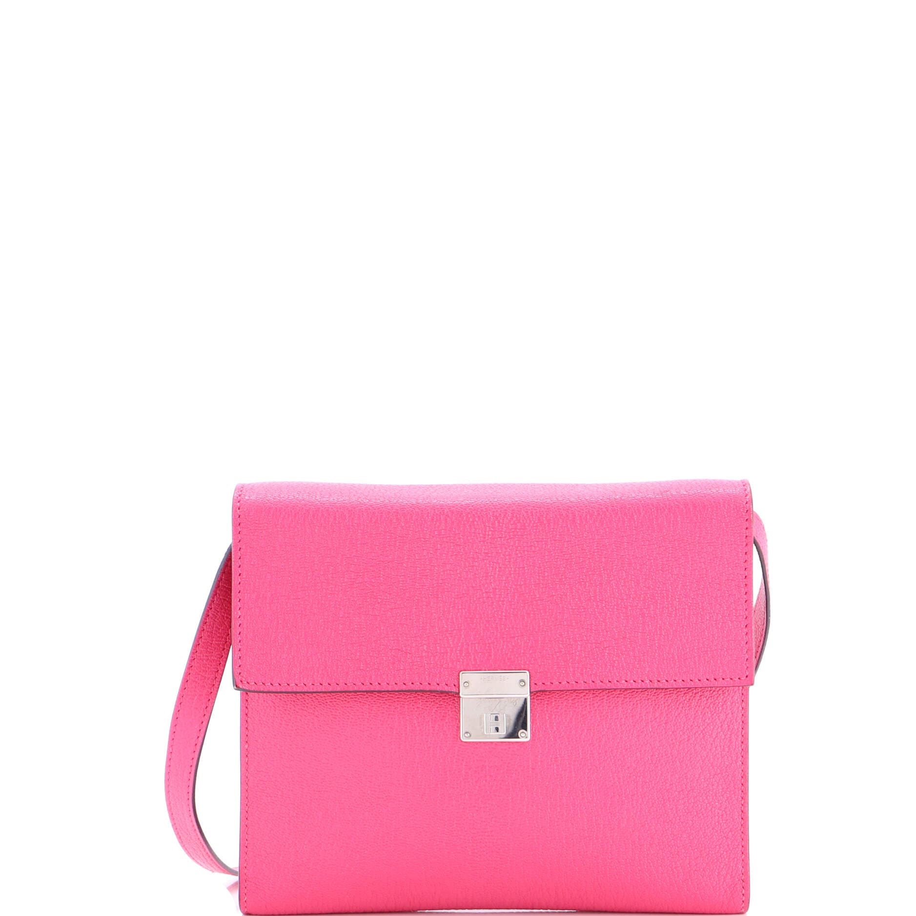 Pre-Owned Hermes Clic Wallet on Strap Chevre Mysore 16, Main, color, 