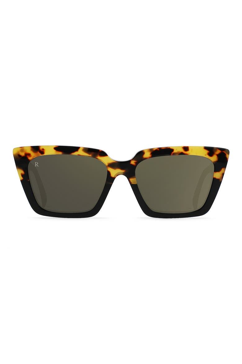 Keera 54mm Cat Eye Sunglasses, Main, color, TAMARIN TORT/ HI PRO BRNZ MIRR
