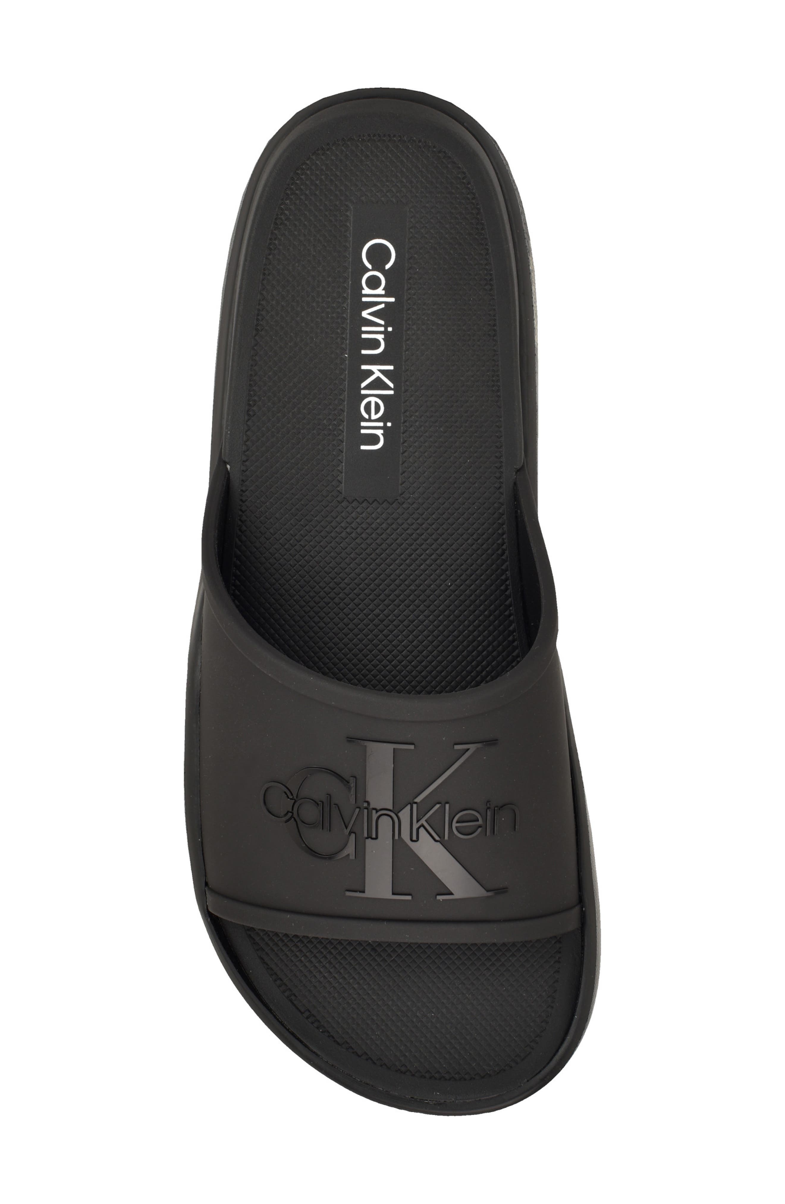 Calvin Klein Meloy Slide Sandal, Alternate, color, Black
