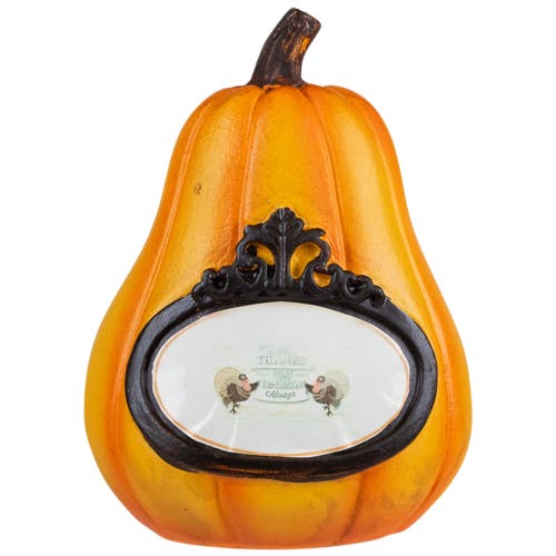 Northlight "thanks, Today, Tomorrow, Always" Fall Harvest Pumpkin Decorations In Yellow