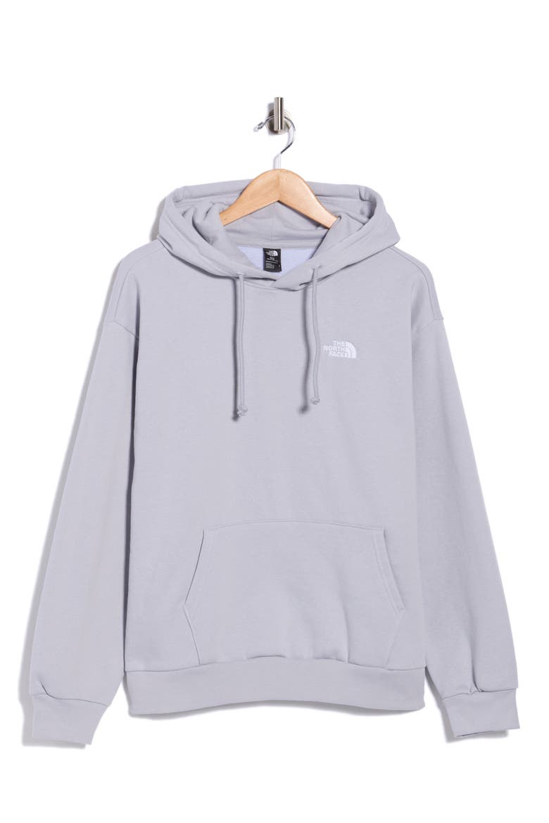 Evolution Simple Dome Oversized Hoodie, Main, color, BLUE FLAX