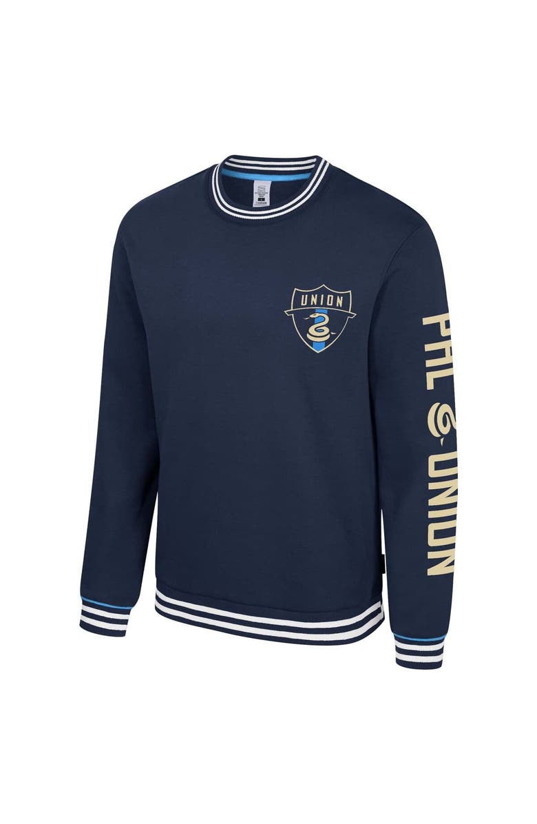 Stadium Essentials Men's Stadium Essentials Navy Philadelphia Union Half-Time 2-Hit Pullover Sweatshirt, Alternate, color, Navy
