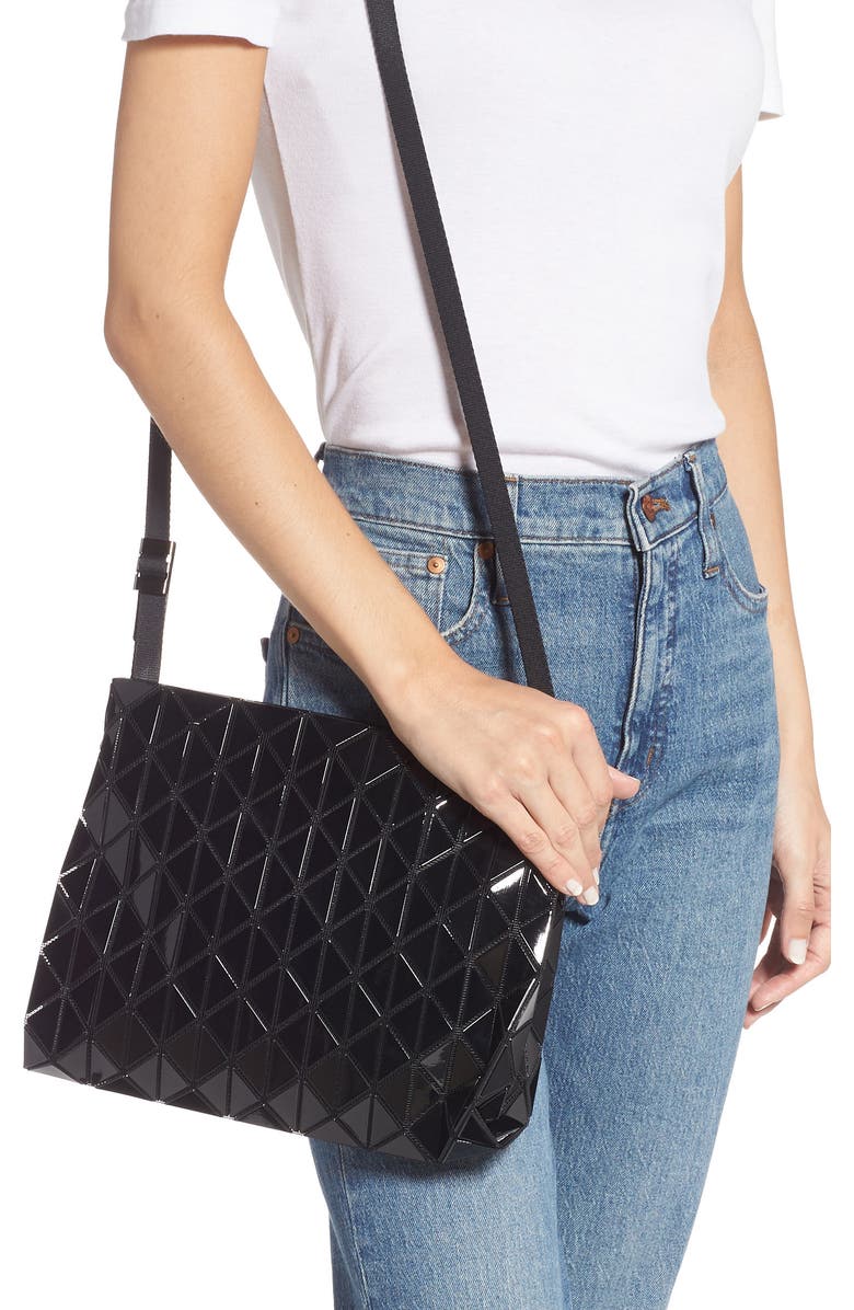Bao Bao Issey Miyake Row Gloss Shoulder Bag, Alternate, color,