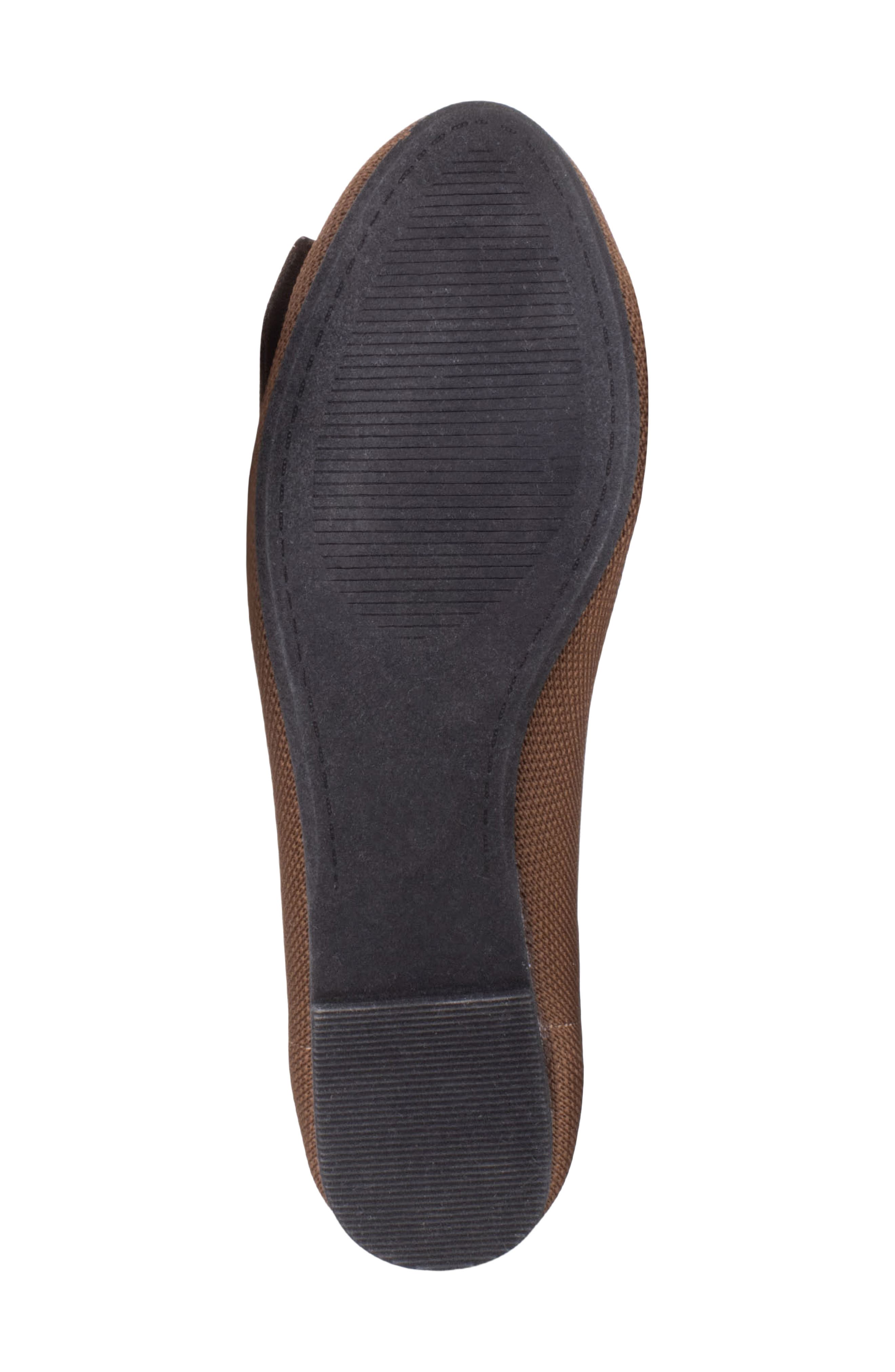 Casablanca Bow Flat, Alternate, color, BROWN