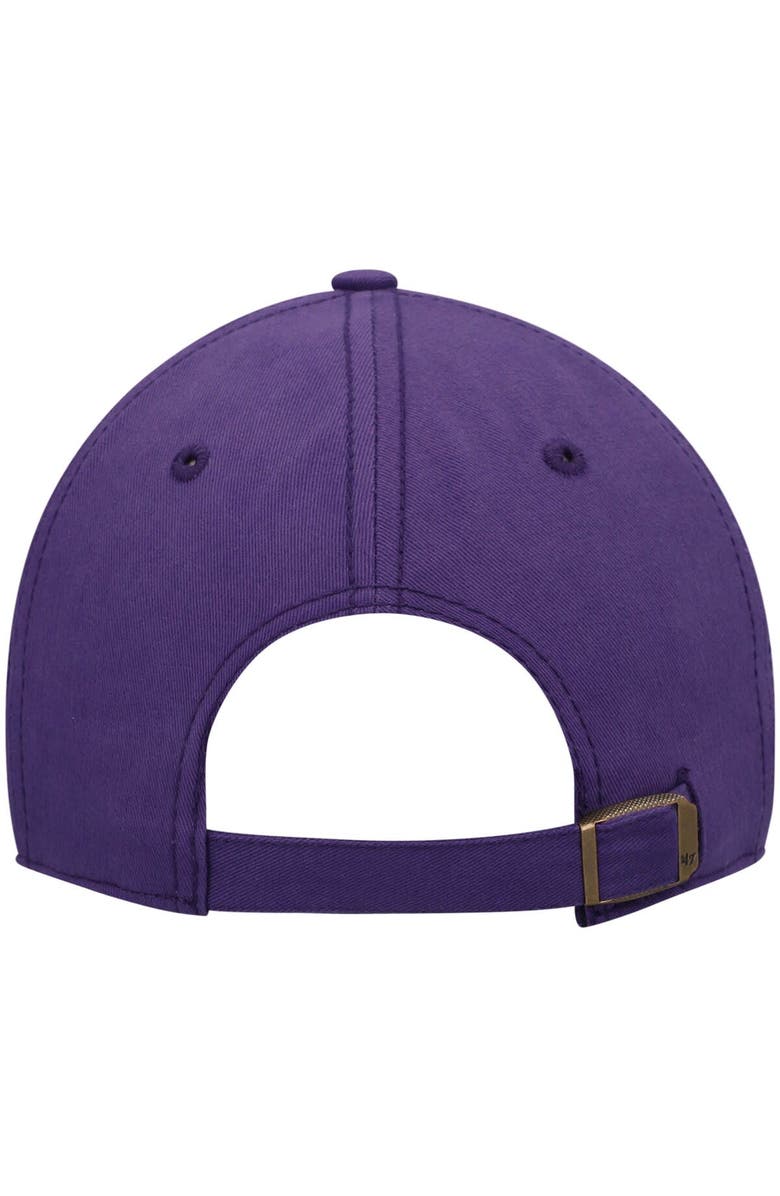 '47 Women's '47 Purple LSU Tigers Miata Clean Up Logo Adjustable Hat, Alternate, color, 