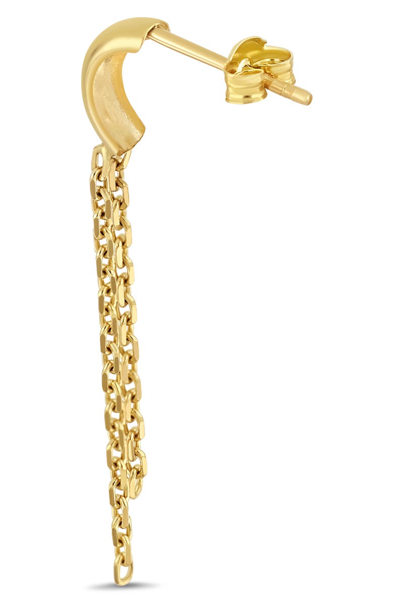 Bony Levy 14K Gold Chain Drop Earrings, Alternate, color, 14K Yellow Gold