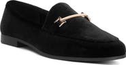 LONDON RAG Evelio Horsebit Velvet Loafer