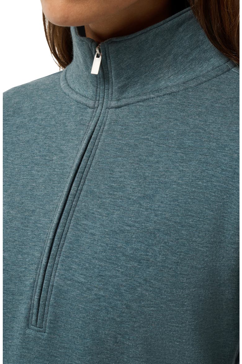 Cloud Half Zip Pullover, Alternate, color, HEATHER DARK SLATE