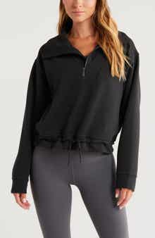 Zella Kickback Ottoman Half Zip Pullover