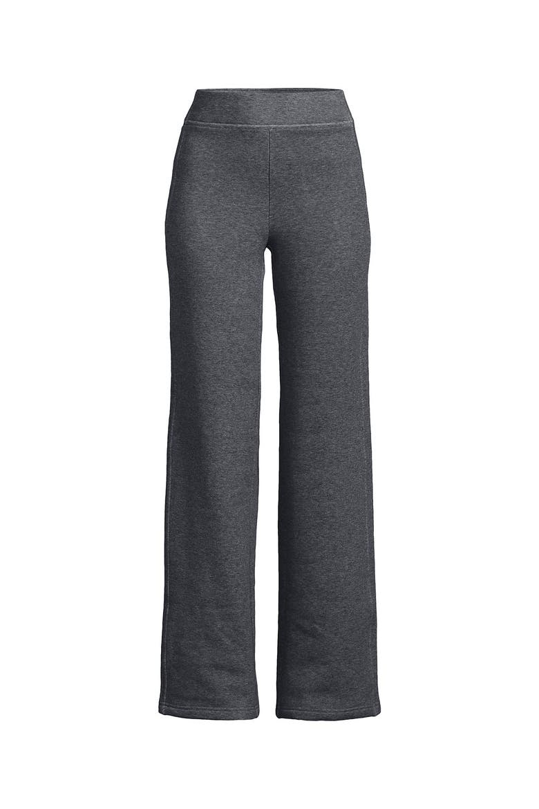 Serious Sweats High Rise Fleece Lined Straight Leg Pants, Alternate, color, Charcoal Heather