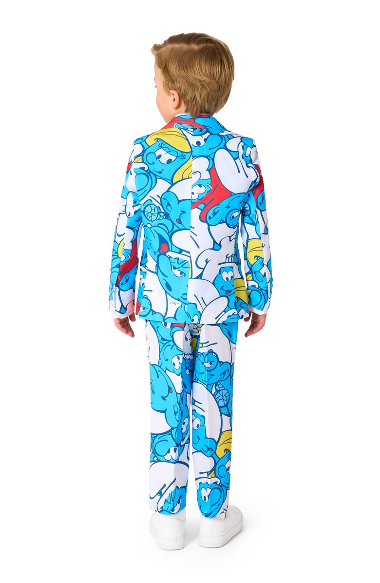 OppoSuits Kids' The Smurfs Two-Piece Suit & Tie Set, Alternate, color, Miscellaneous