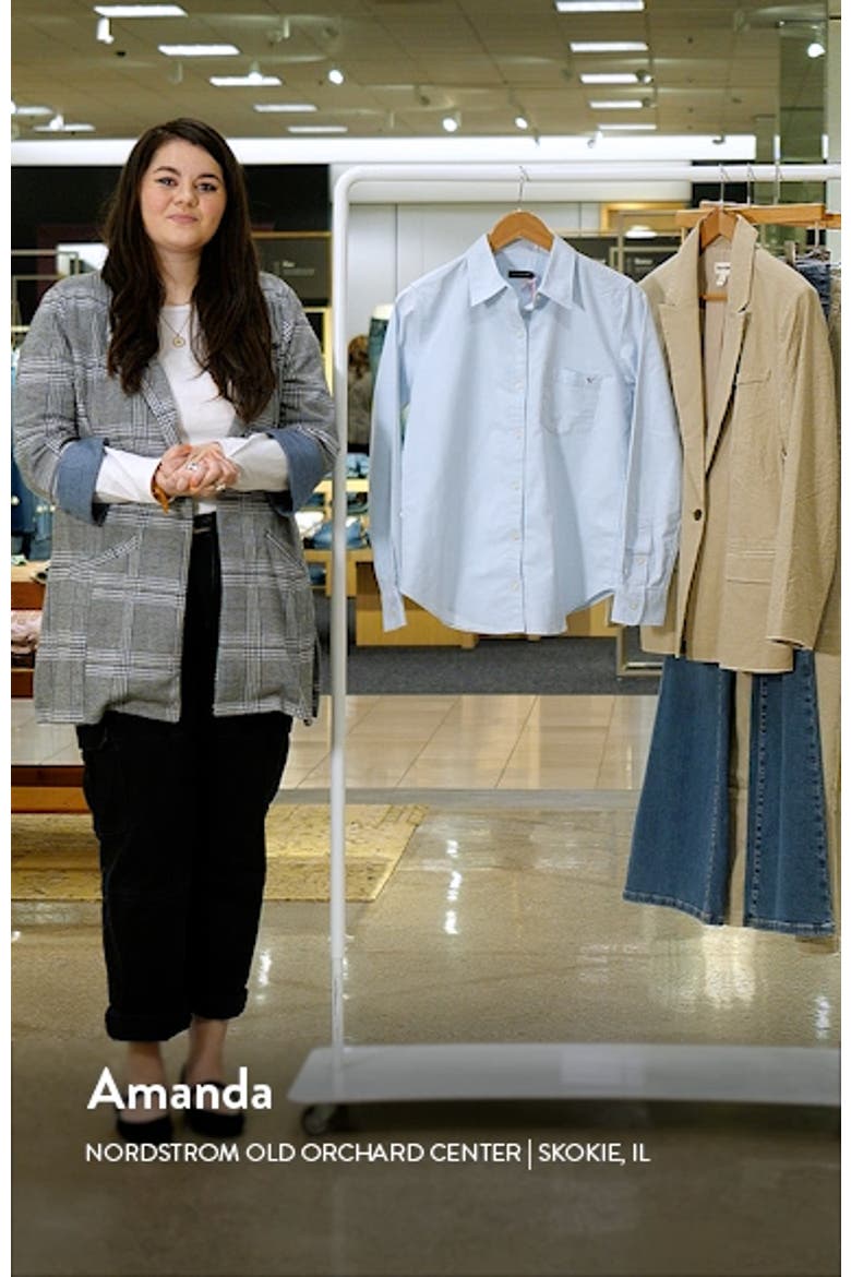 Stretch Cotton Oxford Button-Up Shirt video
