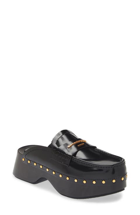 Carter Platform Loafer Mule