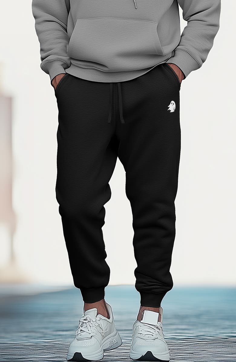 Dalix Mens Ghost Midweight Fleece Jogger Pant, Alternate, color,