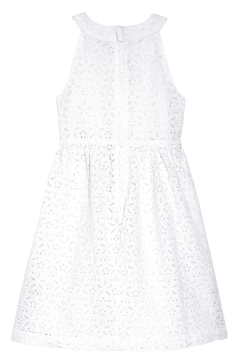 vineyard vines Eyelet Dress, Alternate, color, 