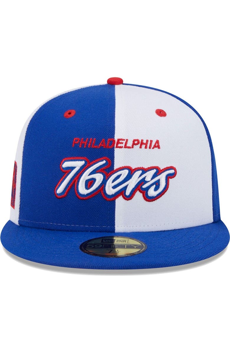 New Era Men's New Era Royal/White Philadelphia 76ers Griswold 59FIFTY Fitted Hat, Alternate, color, 